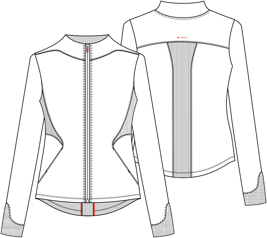 Infinity GNR8 Women’s Zip Front Jacket IN320A