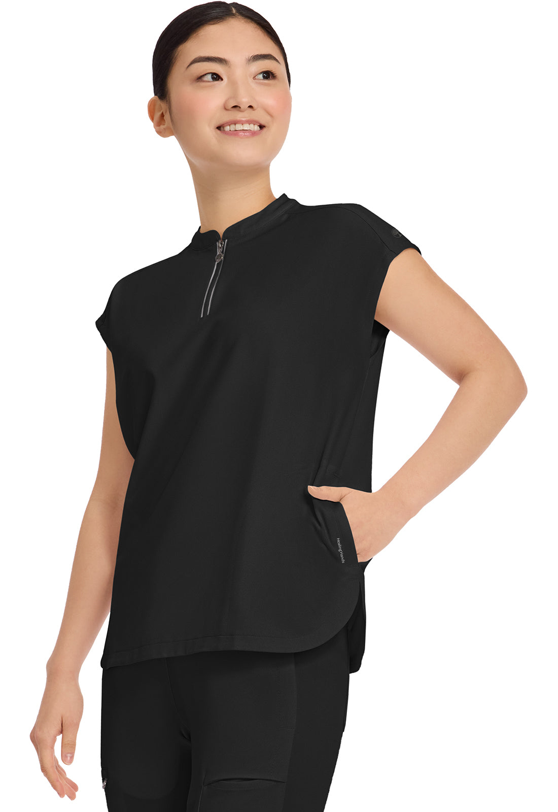 HH360 Sandy Zip Mandarin Collar Top and Nisha Pant 2286 / 9152