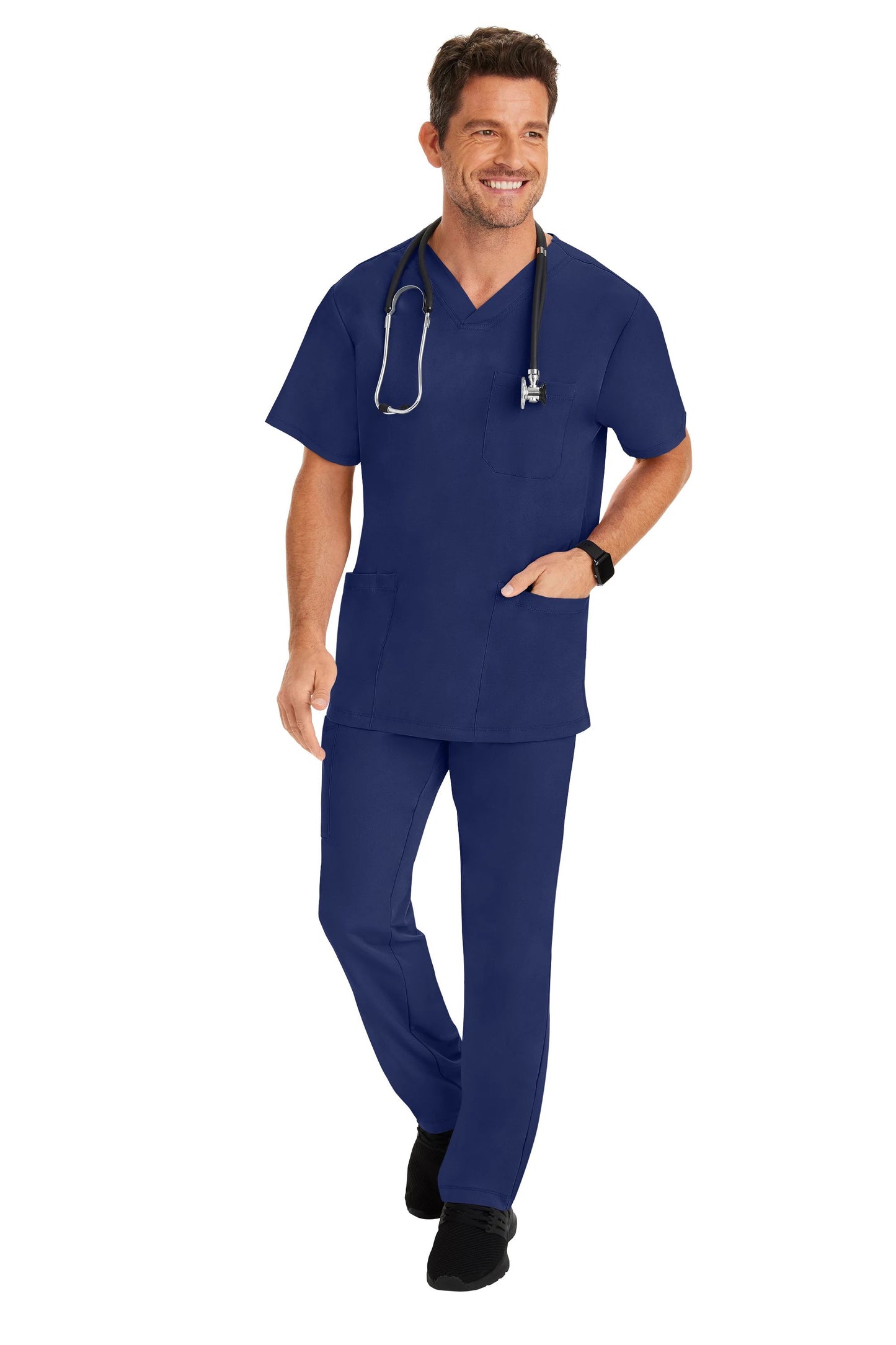 HH Works Men's Scrubs Mathew Top and Ryan Pant