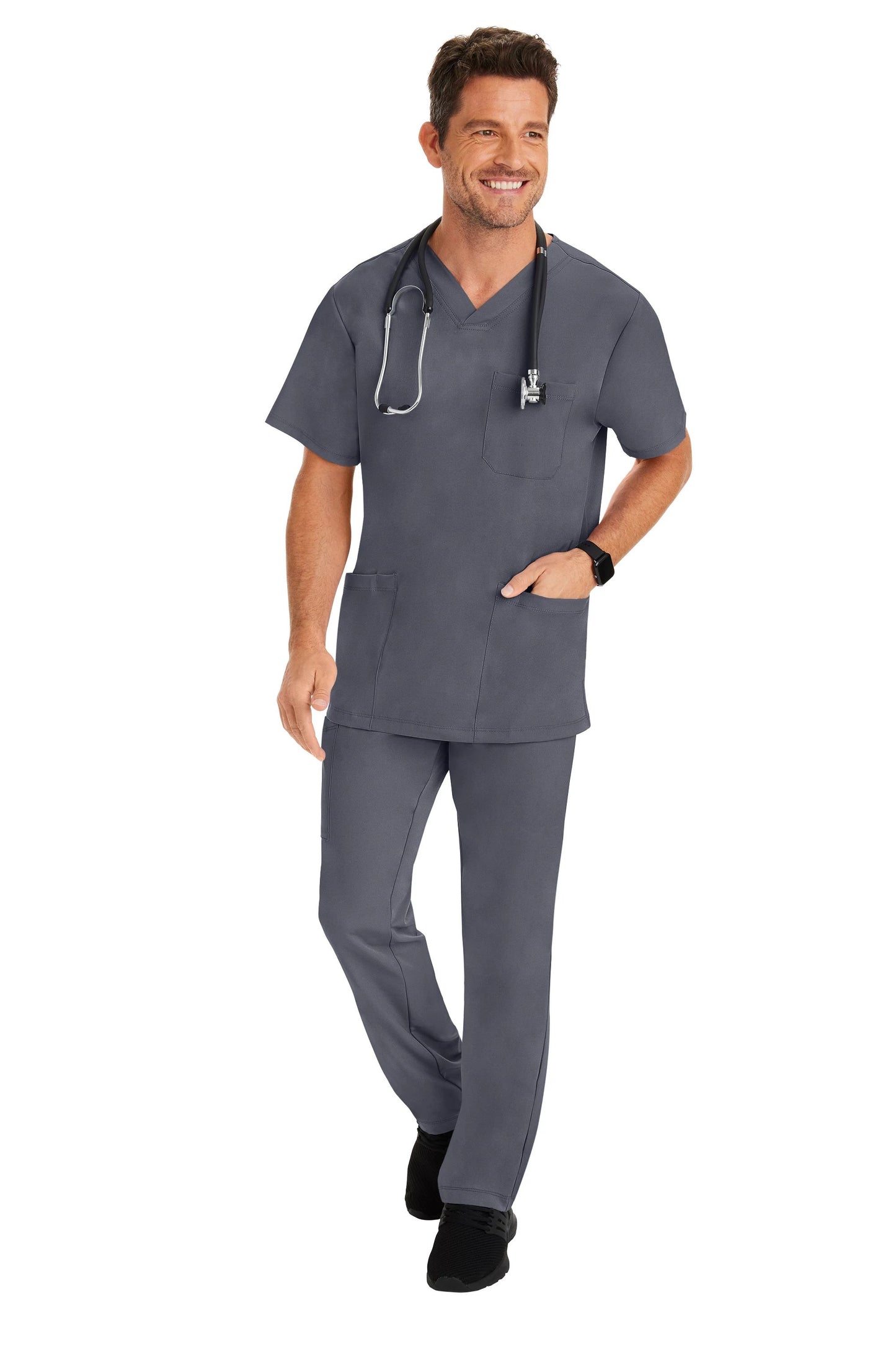 HH Works Men's Scrubs Mathew Top and Ryan Pant