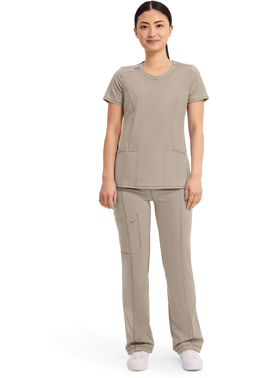 Infinity Women’s Round Neck Top and Pant Set