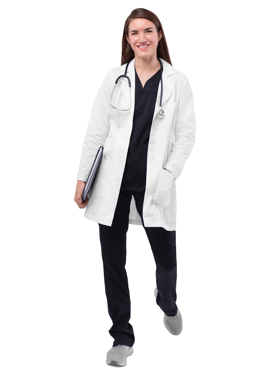 ADAR 33" Adjustable Belt Lab Coat - 2817