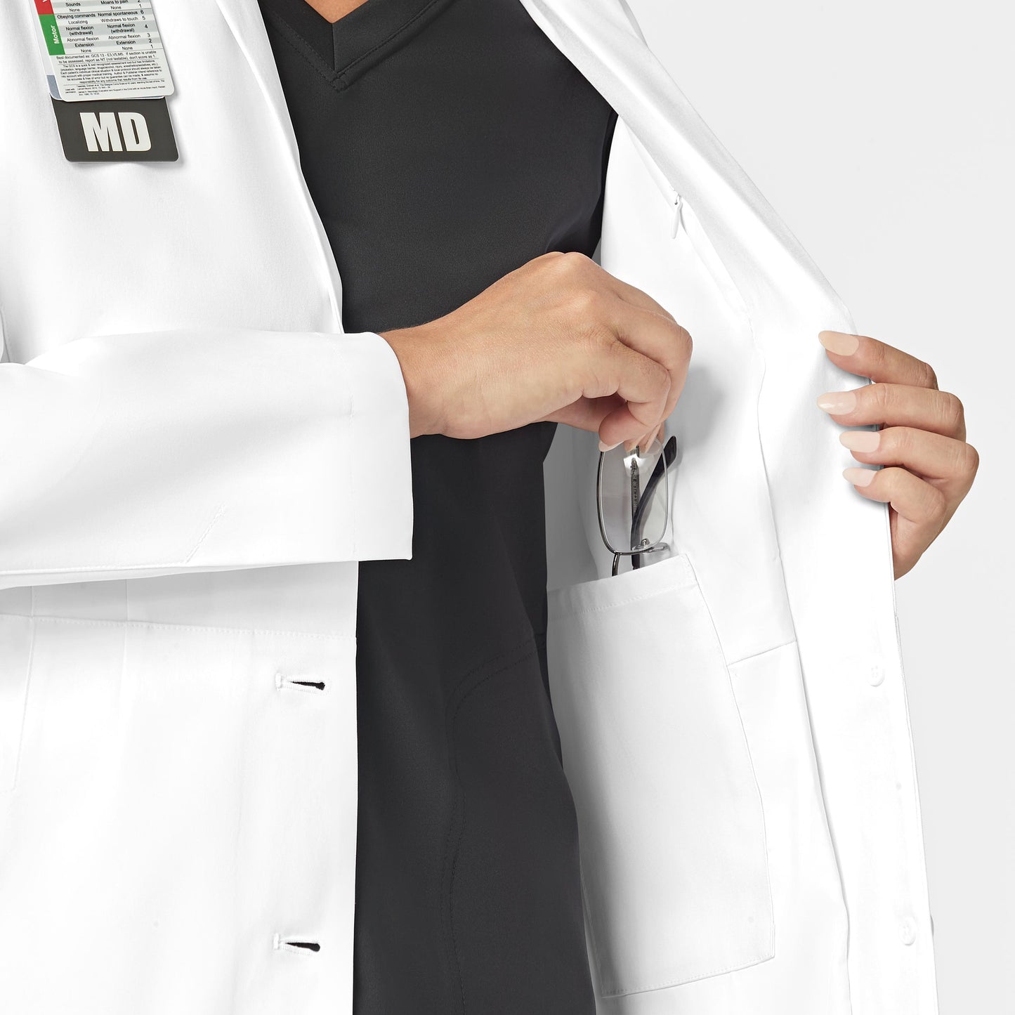 Wink Slate 28" Lab coat - 7272