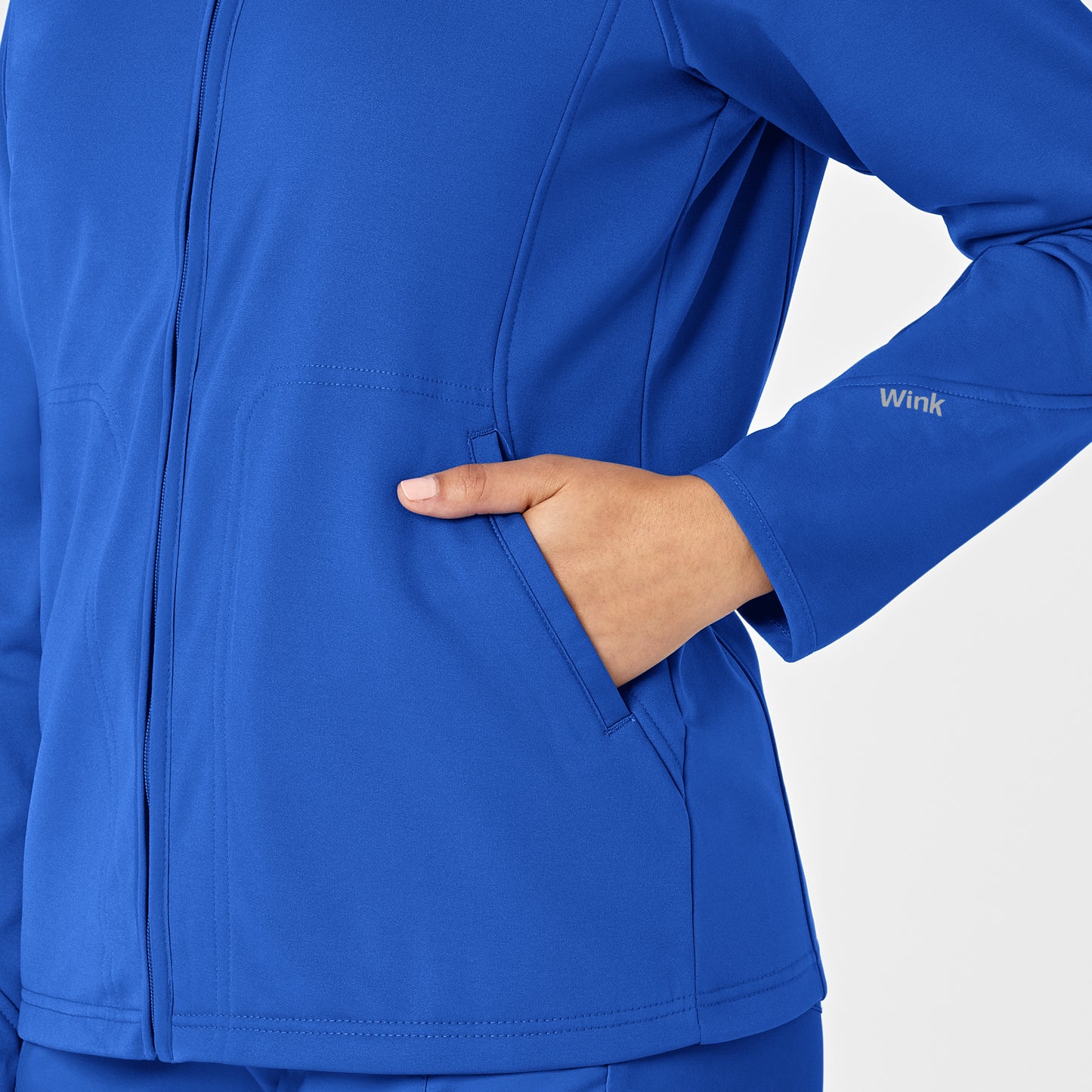 Wink Women's Fleece Scrub Jacket - 8209