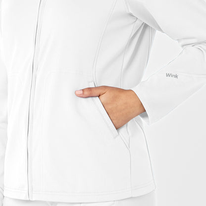Wink Women's Fleece Scrub Jacket - 8209