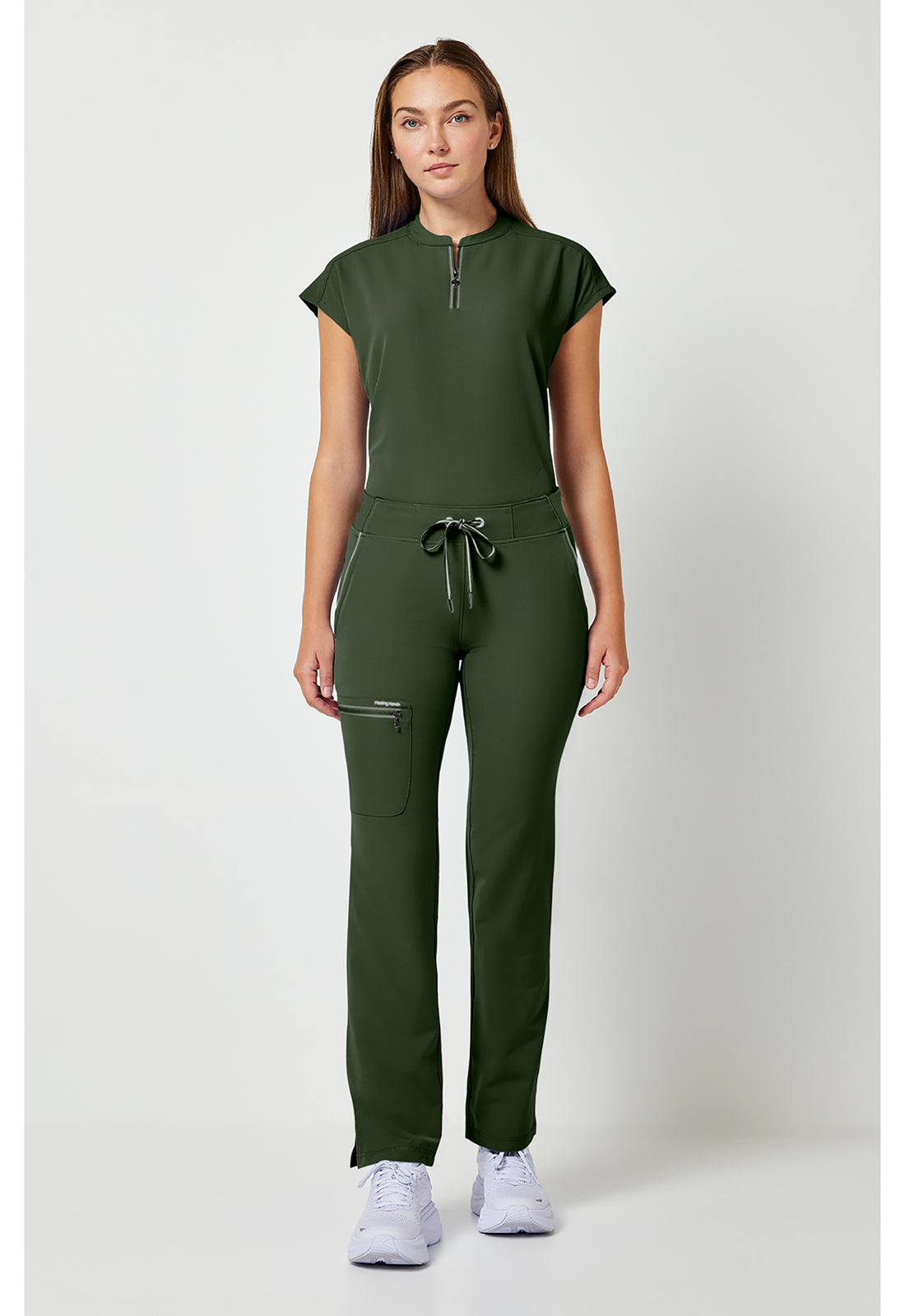 HH360 Sandy Zip Mandarin Collar Top and Nisha Pant 2286 / 9152