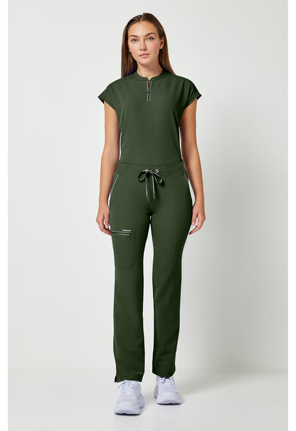 HH360 Sandy Zip Mandarin Collar Top and Nisha Pant 2286 / 9152