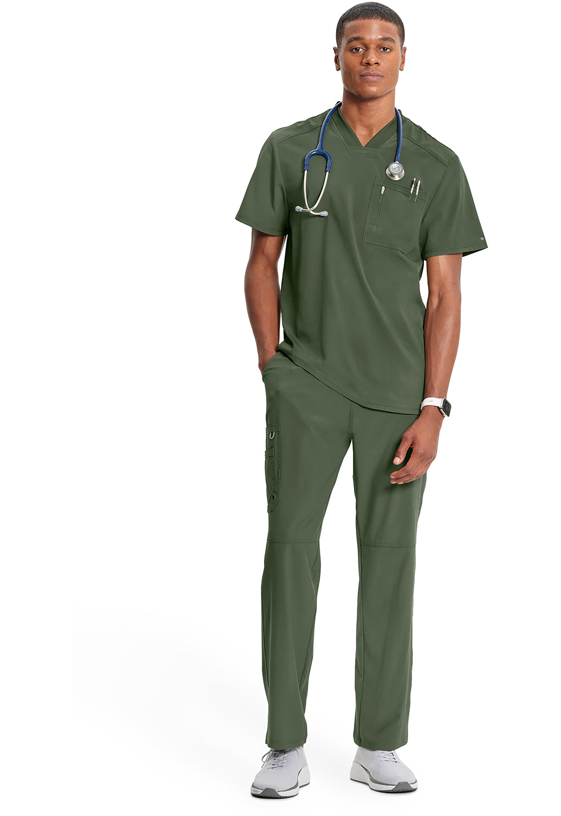 Infinity Men’s Tuckable V-Neck Top and Pant Set