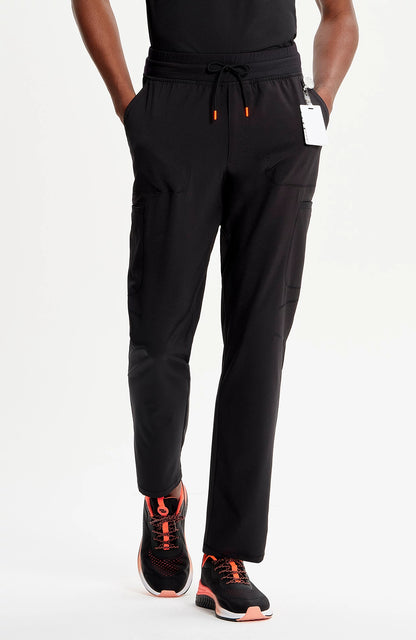 Infinity Men’s Partial Zip V-Neck Top and Pant Set IN702A/ IN200A