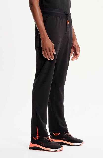 Infinity Men’s Partial Zip V-Neck Top and Pant Set IN702A/ IN200A