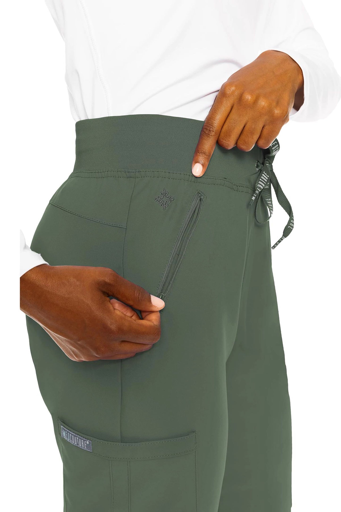 Med Couture Side pocket Top and Zipper Pant Set MC 2468 / MC 2702