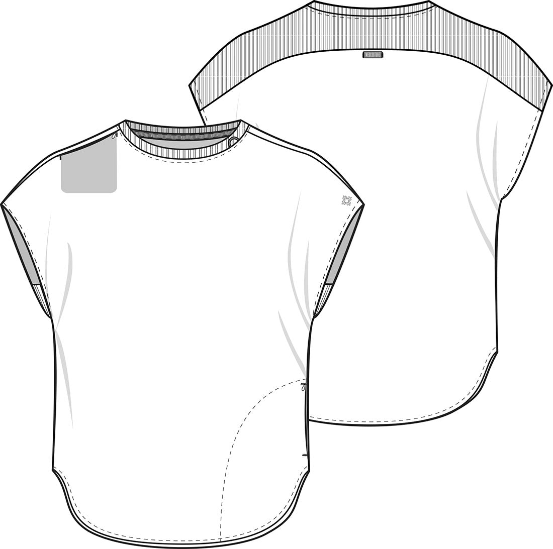 Med Couture Amp Doleman Top with Flare Leg Pants Style MC703 / MC104