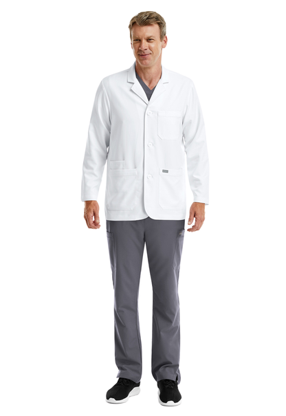 MOMENTUM Men's 30" Consultation Lab Coat - 5873