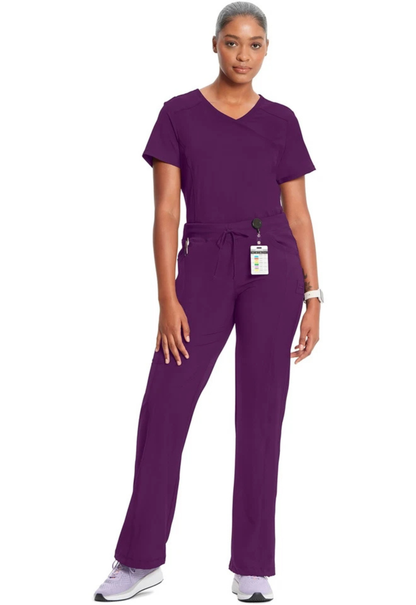 Infinity Women’s Mock Wrap Top and Pant Set 2625A/ 1123A