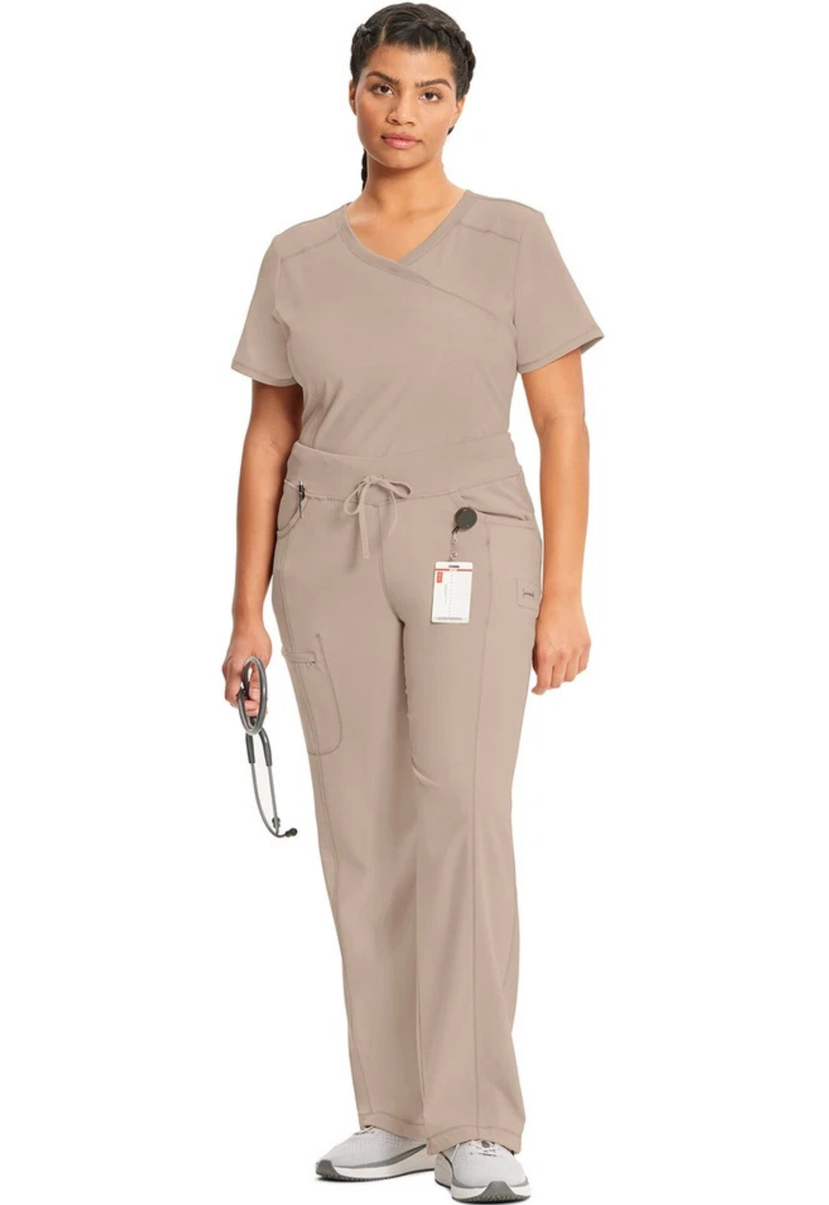 Infinity Women’s Mock Wrap Top and Pant Set 2625A/ 1123A