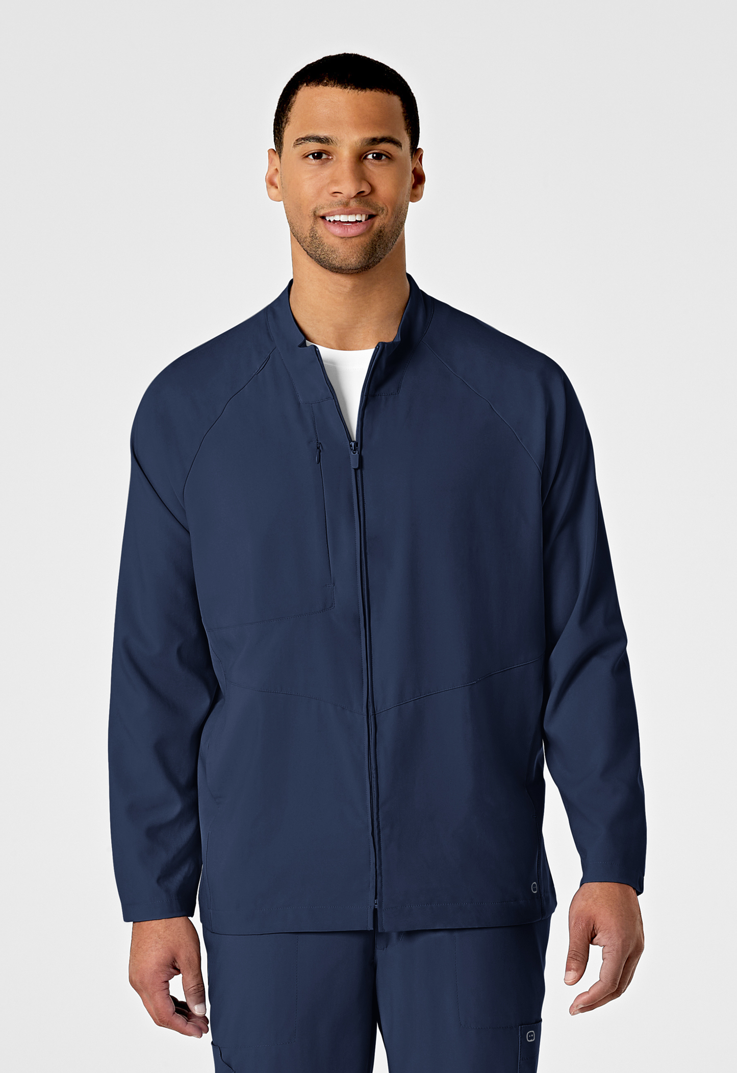 W123 Men's Scrub Jacket - 8355