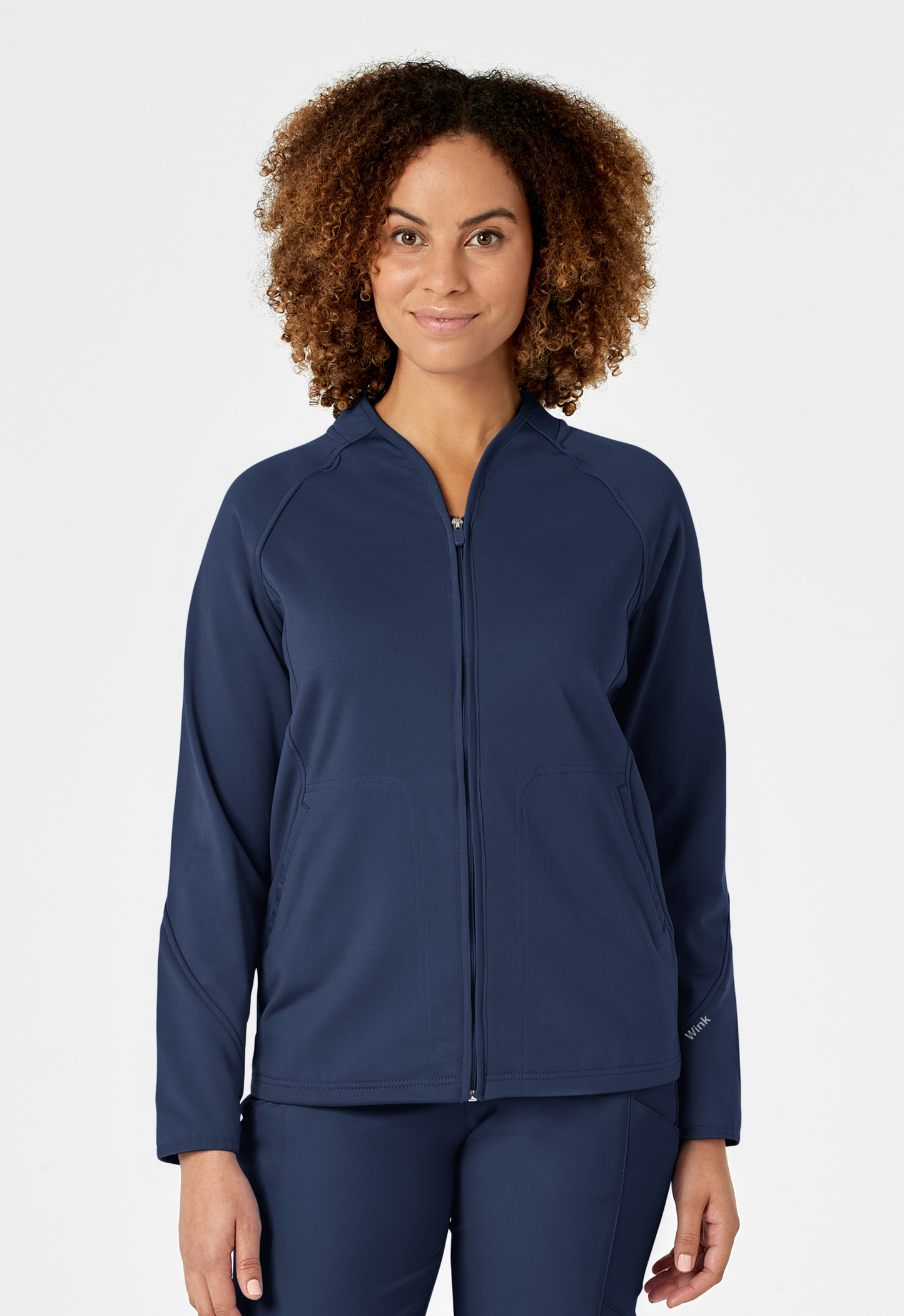 Wink Women's Fleece Scrub Jacket - 8209