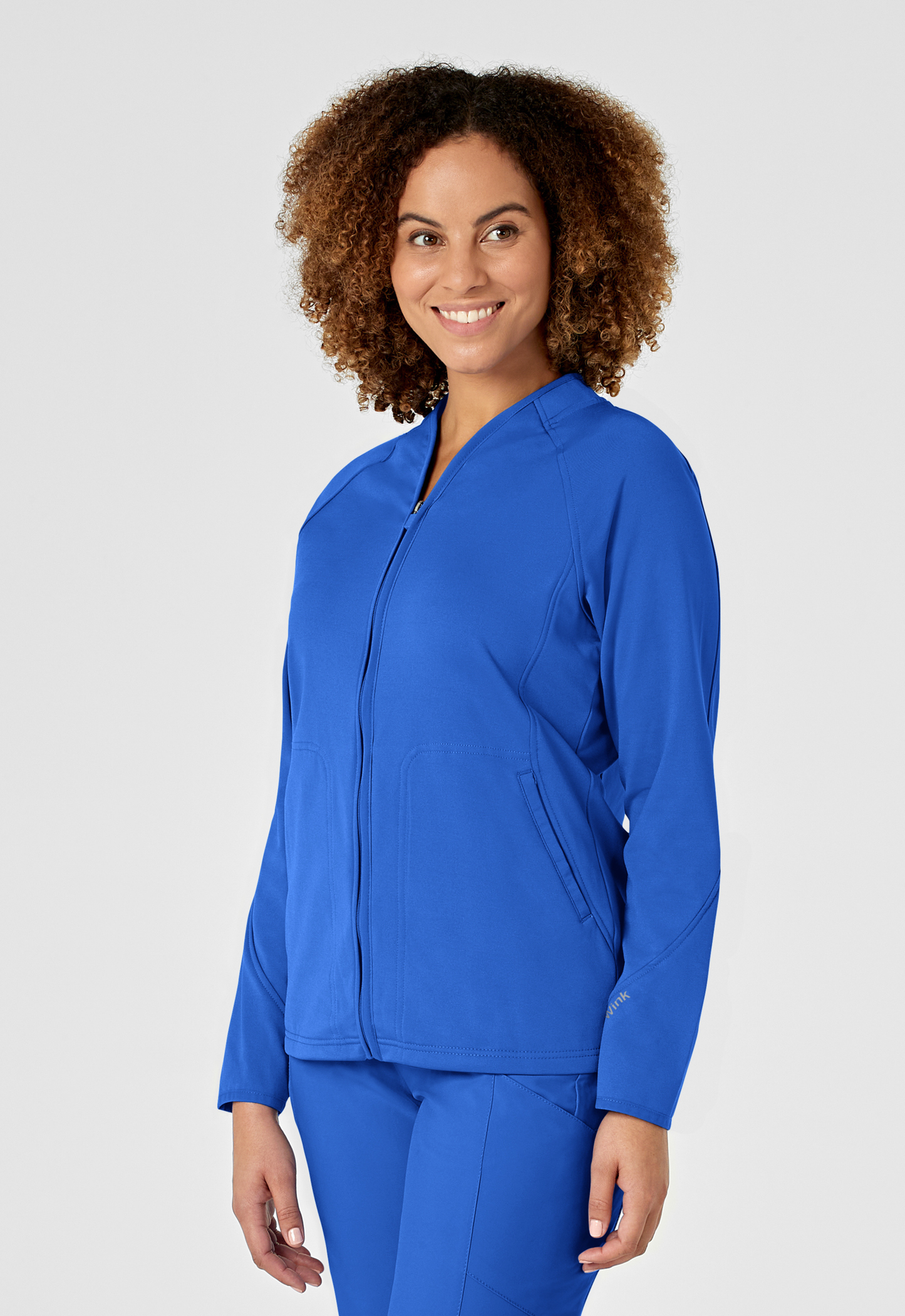 Wink Women's Fleece Scrub Jacket - 8209