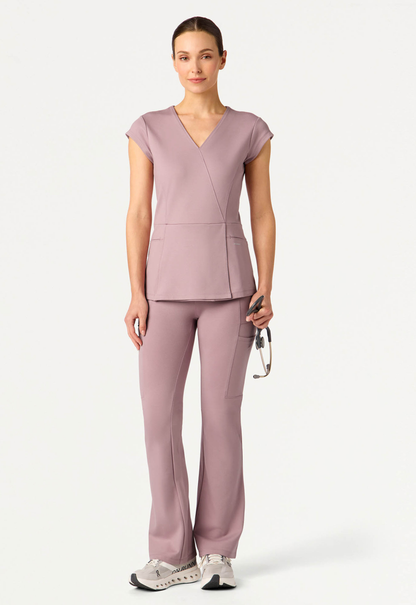 Isla Mock Wrap Top with Perri Yoga Boot Cut Pant W210001 / W40005