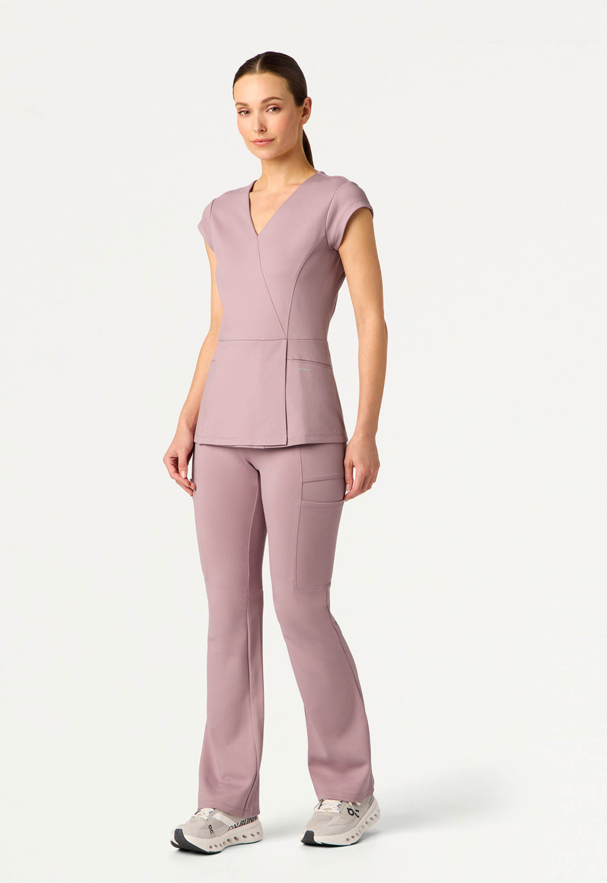 Isla Mock Wrap Top with Perri Yoga Boot Cut Pant W210001 / W40005