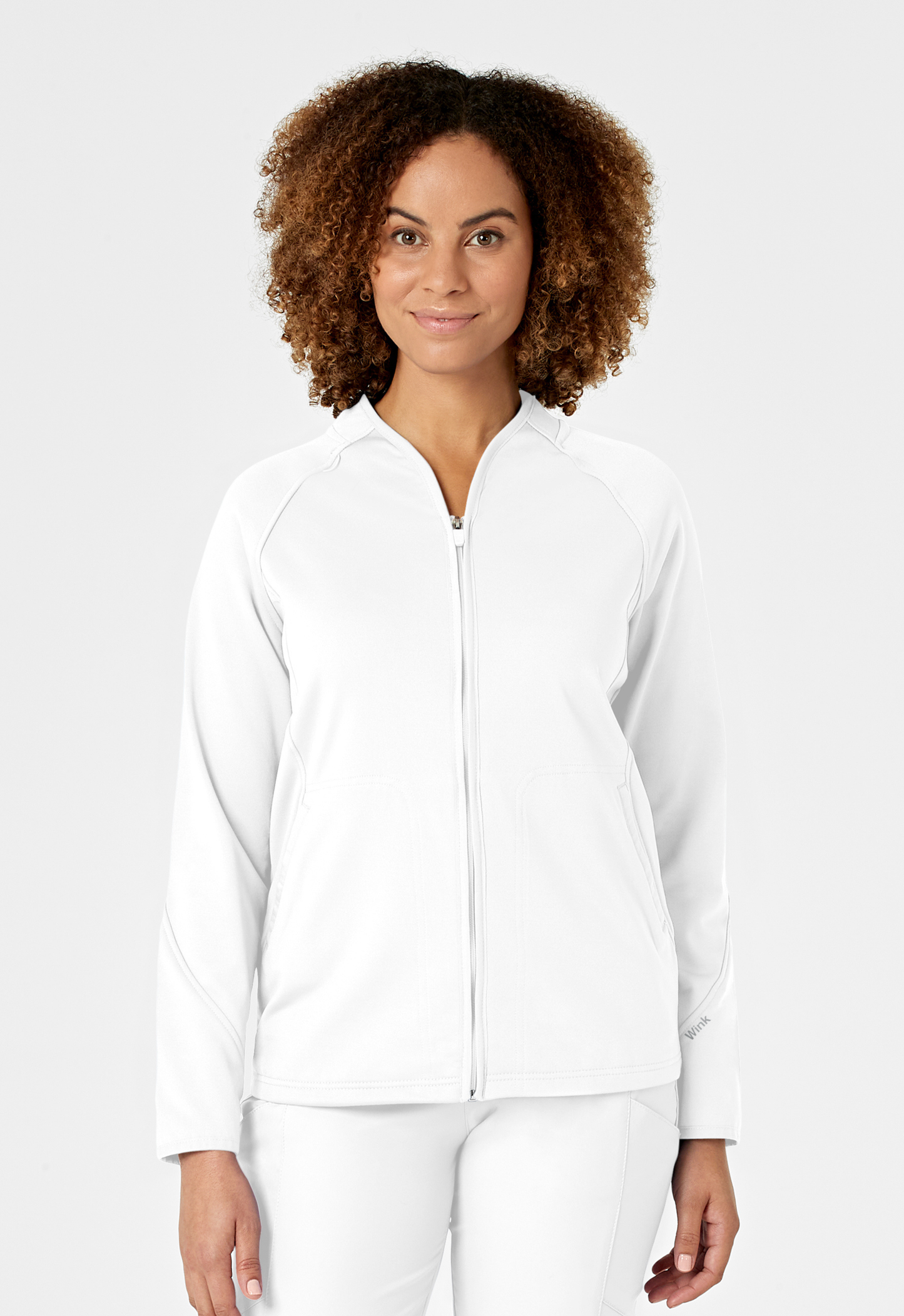 Wink Women's Fleece Scrub Jacket - 8209