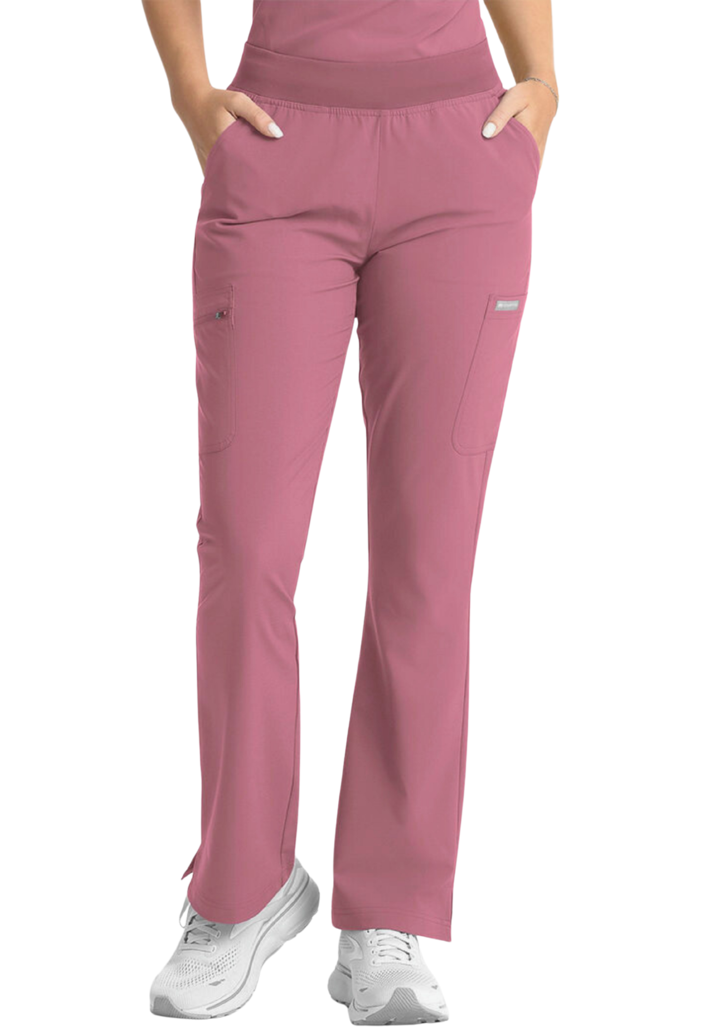 Momentum V- Neck Top with Flare Leg Pants Style 5001/5093