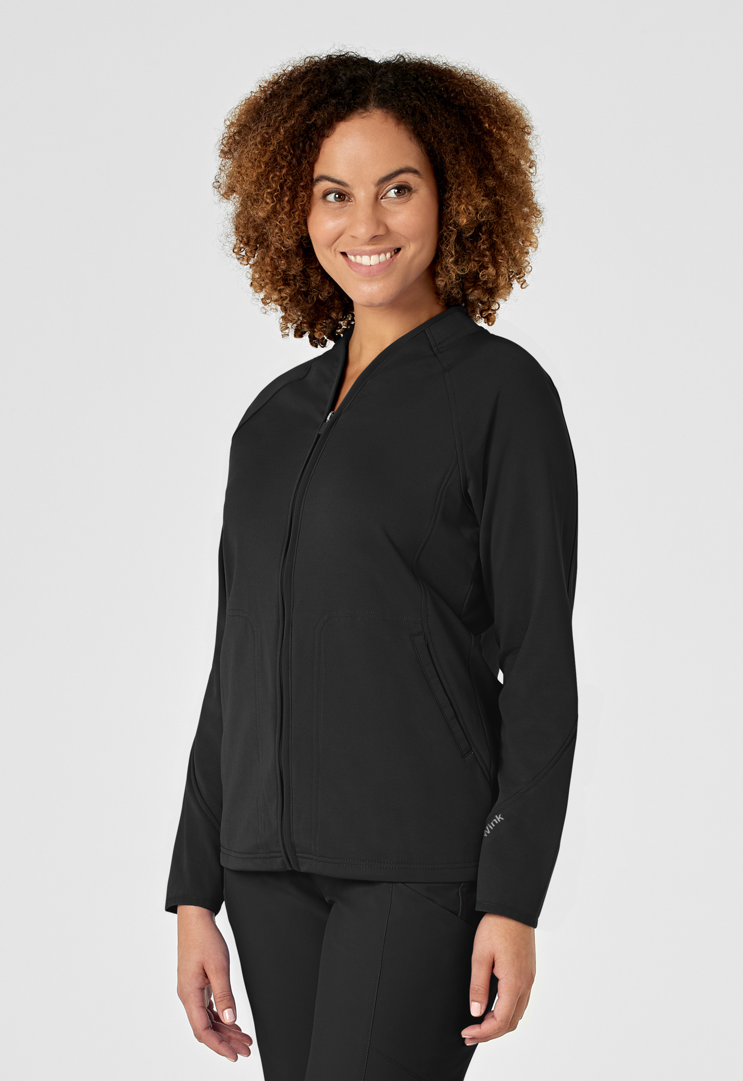 Wink Women's Fleece Scrub Jacket - 8209