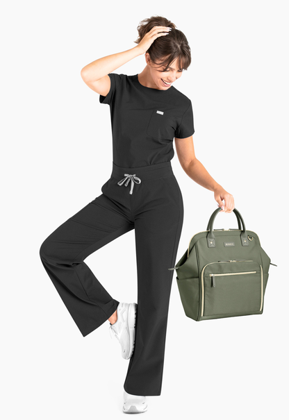 Momentum Round Neck Top with Wide Leg Pants Style 5005/ 5094