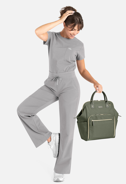 Momentum Round Neck Top with Wide Leg Pants Style 5005/ 5094