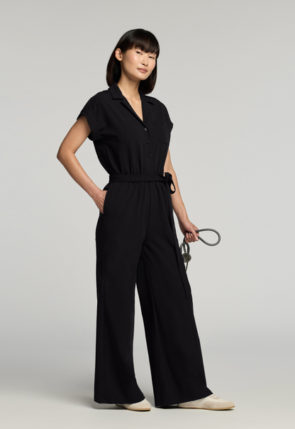 The Wide Leg Scrub Jumpsuit W140001