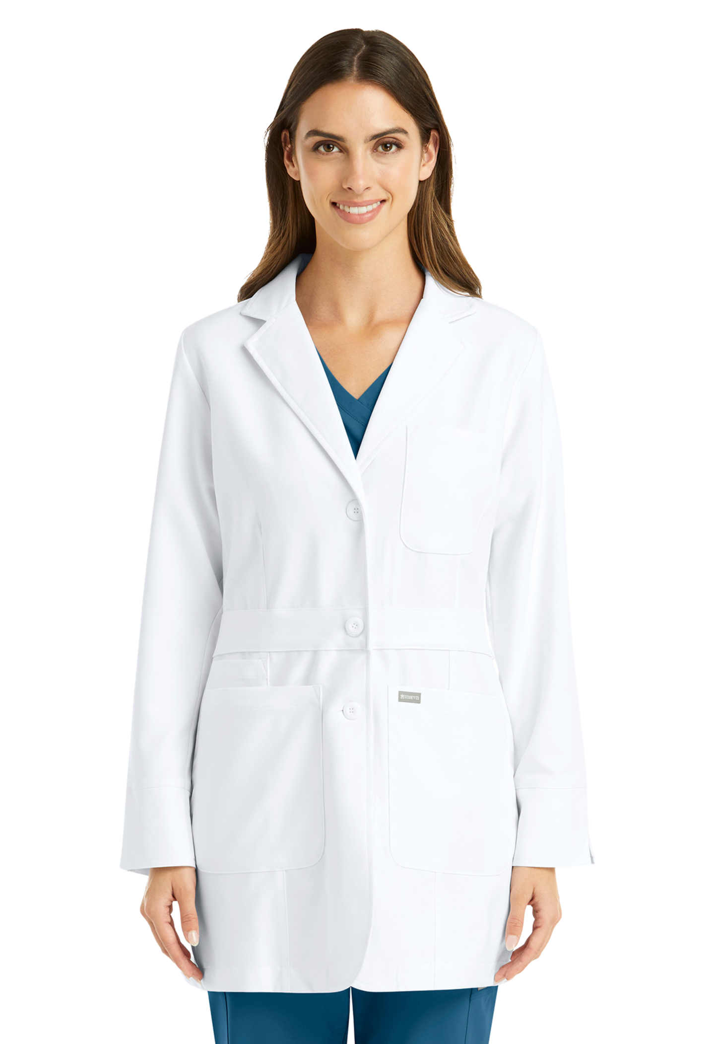 MOMENTUM Mid- Length 32" Lab Coat- 5072