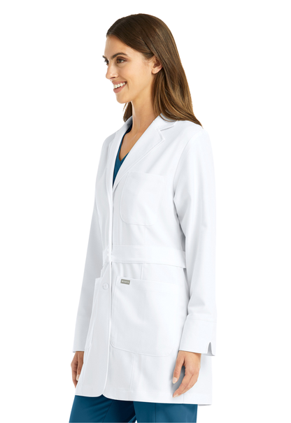 MOMENTUM Mid- Length 32" Lab Coat- 5072